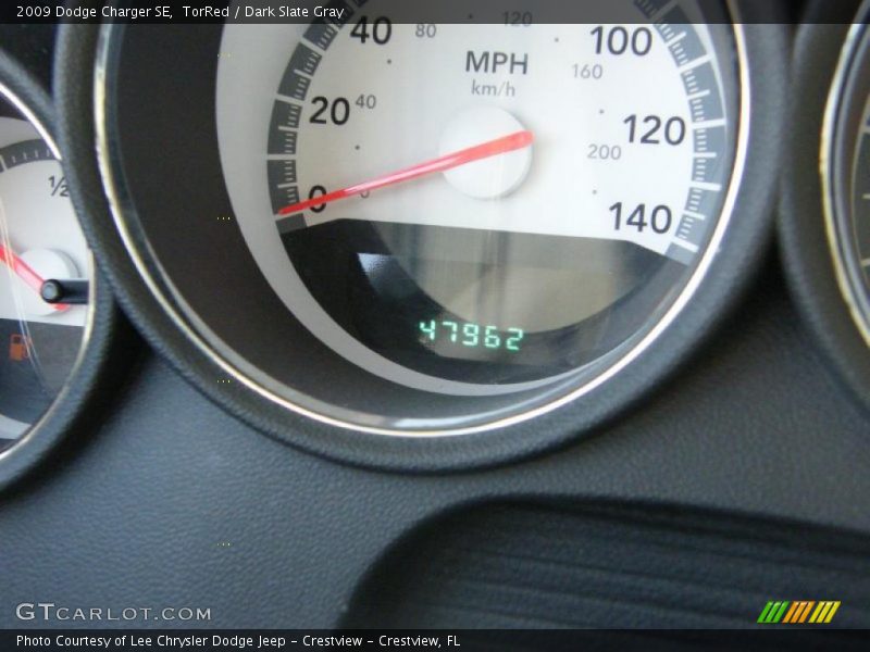 TorRed / Dark Slate Gray 2009 Dodge Charger SE