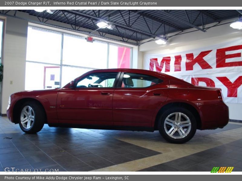 Inferno Red Crystal Pearl / Dark Slate Gray/Light Graystone 2007 Dodge Charger R/T