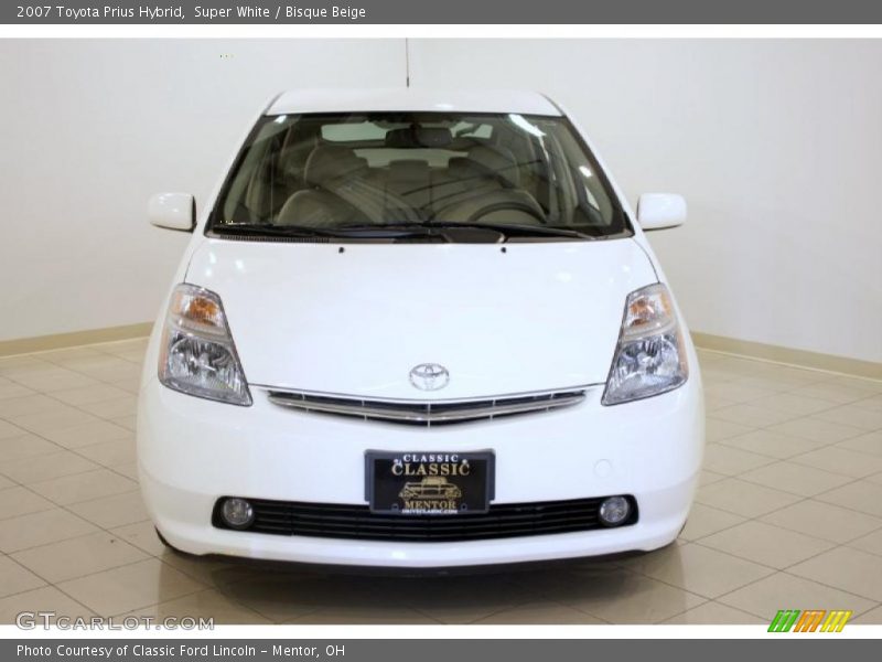 Super White / Bisque Beige 2007 Toyota Prius Hybrid