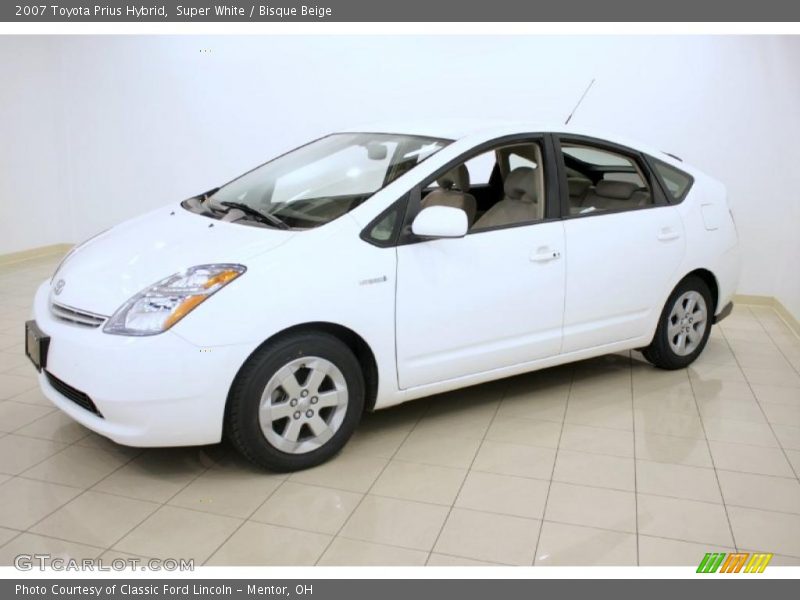 Super White / Bisque Beige 2007 Toyota Prius Hybrid