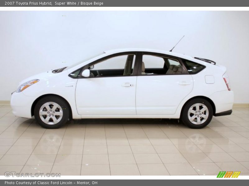 Super White / Bisque Beige 2007 Toyota Prius Hybrid
