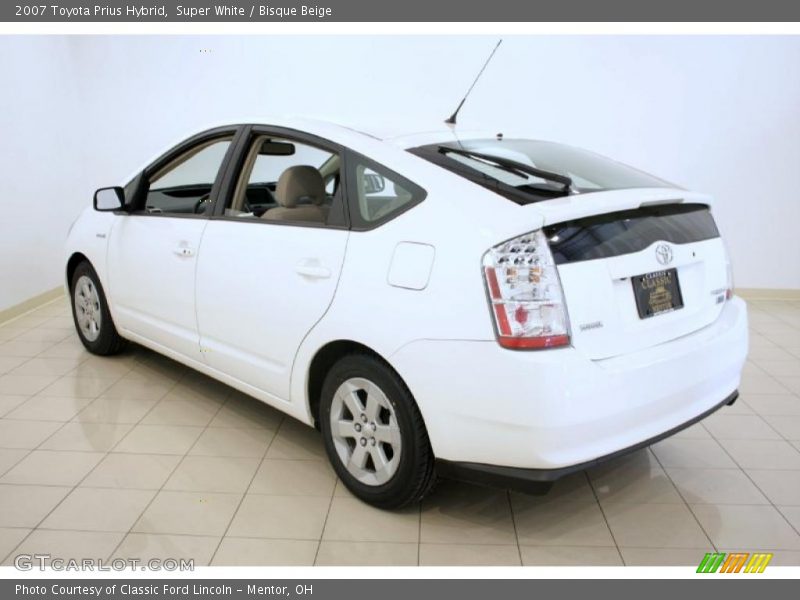 Super White / Bisque Beige 2007 Toyota Prius Hybrid