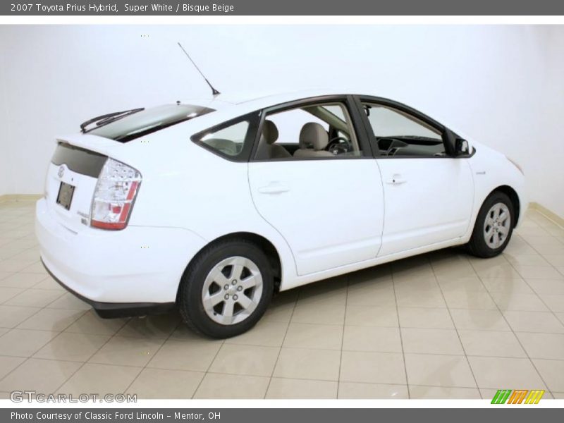 Super White / Bisque Beige 2007 Toyota Prius Hybrid