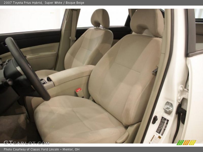 Super White / Bisque Beige 2007 Toyota Prius Hybrid