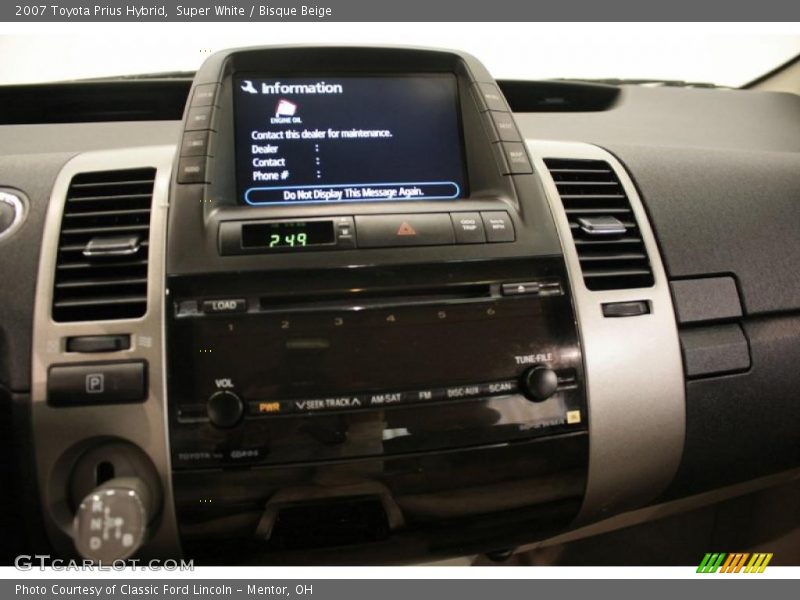 Super White / Bisque Beige 2007 Toyota Prius Hybrid