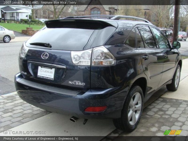 Neptune Blue Mica / Ivory 2007 Lexus RX 350 AWD