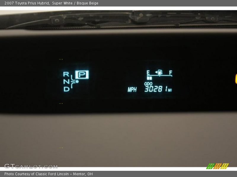Super White / Bisque Beige 2007 Toyota Prius Hybrid