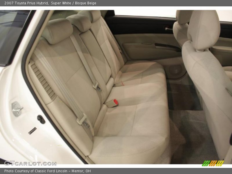 Super White / Bisque Beige 2007 Toyota Prius Hybrid