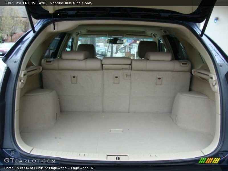 Neptune Blue Mica / Ivory 2007 Lexus RX 350 AWD