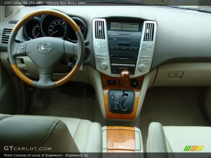 Neptune Blue Mica / Ivory 2007 Lexus RX 350 AWD
