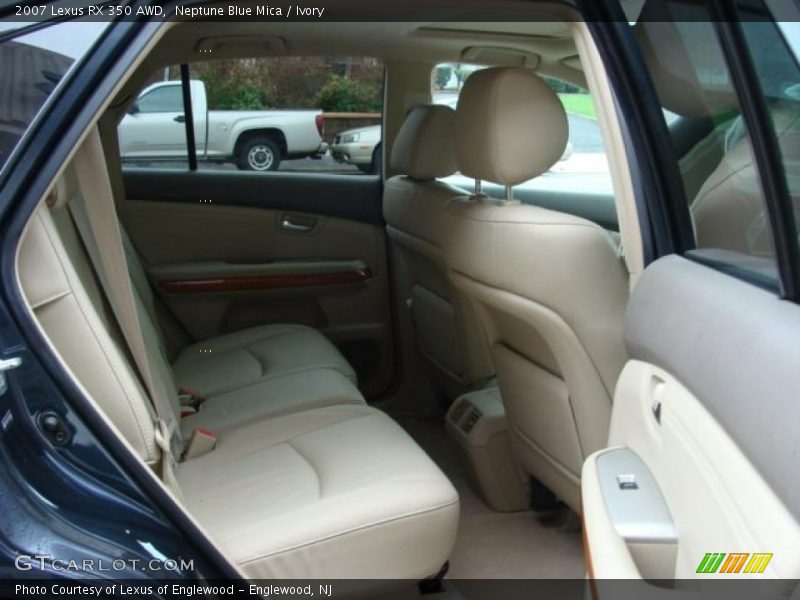 Neptune Blue Mica / Ivory 2007 Lexus RX 350 AWD