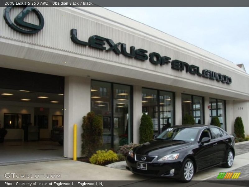 Obsidian Black / Black 2008 Lexus IS 250 AWD