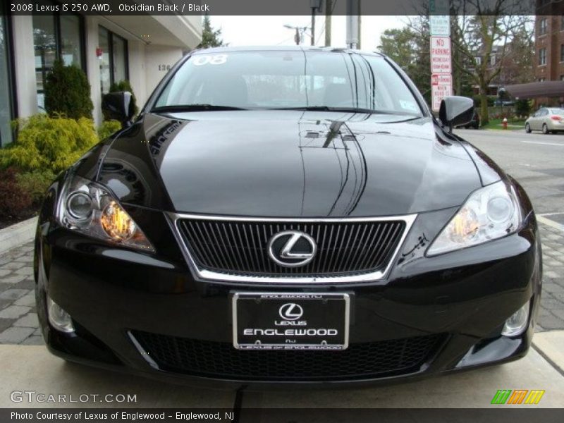 Obsidian Black / Black 2008 Lexus IS 250 AWD