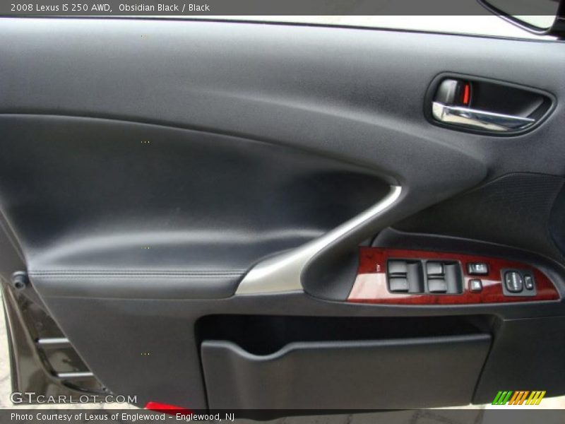 Obsidian Black / Black 2008 Lexus IS 250 AWD