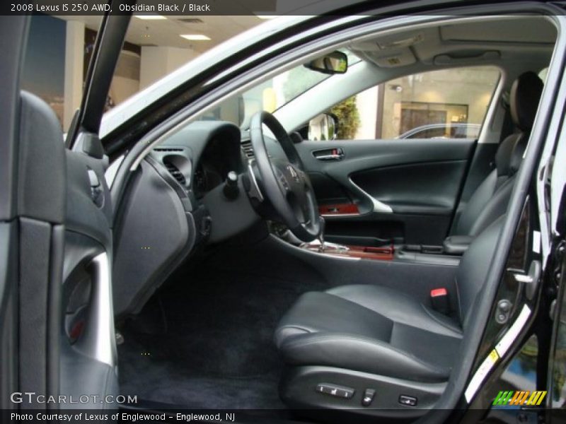 Obsidian Black / Black 2008 Lexus IS 250 AWD