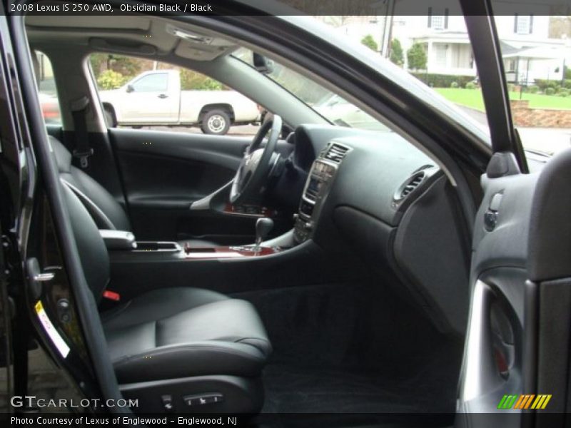 Obsidian Black / Black 2008 Lexus IS 250 AWD