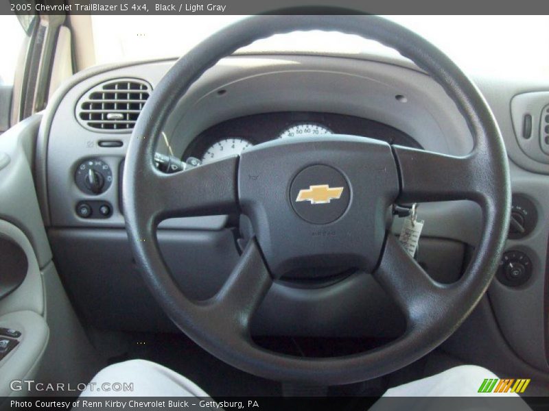 Black / Light Gray 2005 Chevrolet TrailBlazer LS 4x4