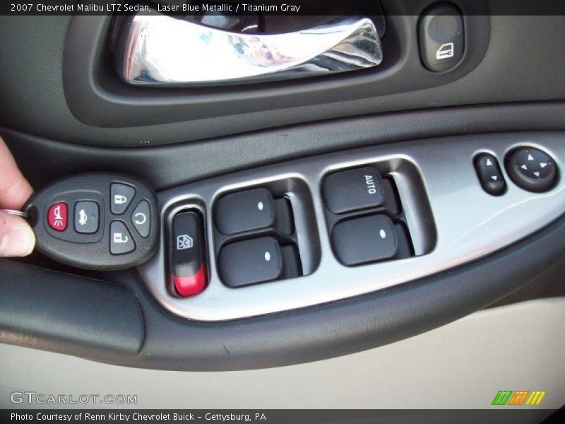Laser Blue Metallic / Titanium Gray 2007 Chevrolet Malibu LTZ Sedan