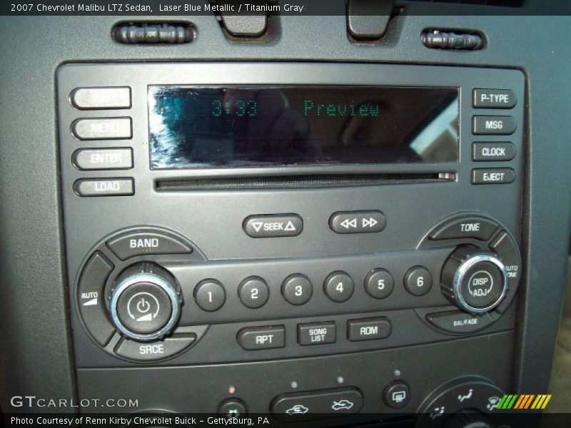Laser Blue Metallic / Titanium Gray 2007 Chevrolet Malibu LTZ Sedan