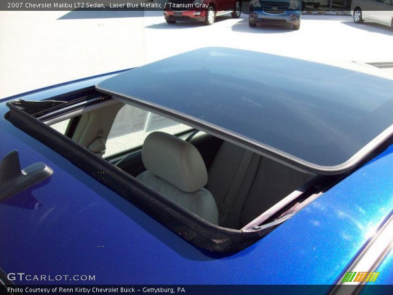 Laser Blue Metallic / Titanium Gray 2007 Chevrolet Malibu LTZ Sedan