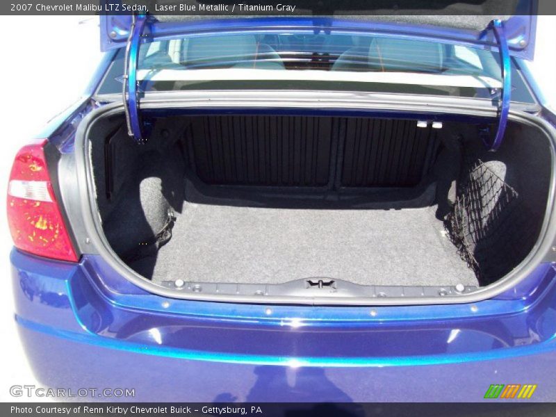 Laser Blue Metallic / Titanium Gray 2007 Chevrolet Malibu LTZ Sedan
