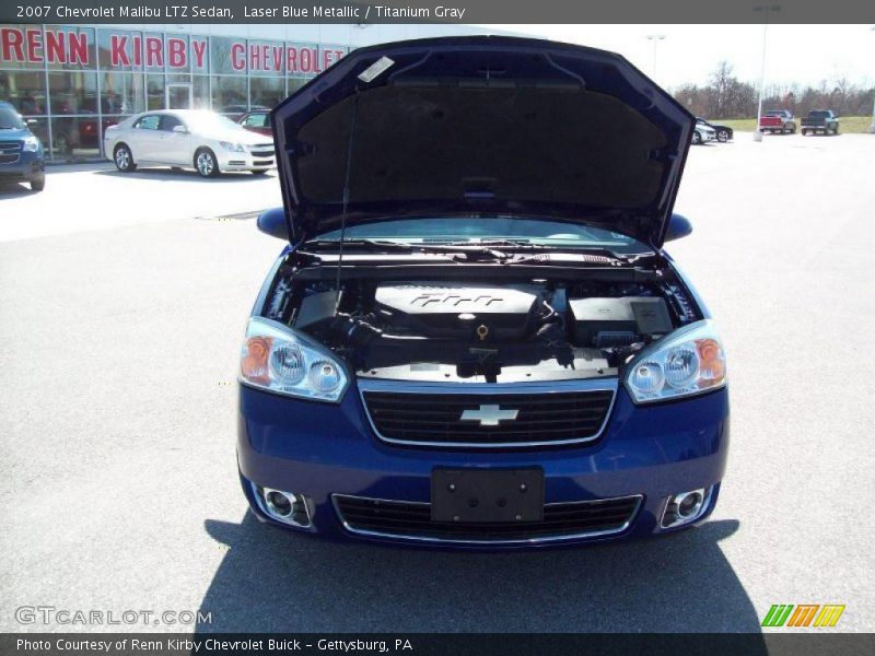 Laser Blue Metallic / Titanium Gray 2007 Chevrolet Malibu LTZ Sedan