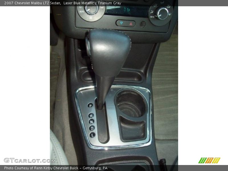 Laser Blue Metallic / Titanium Gray 2007 Chevrolet Malibu LTZ Sedan