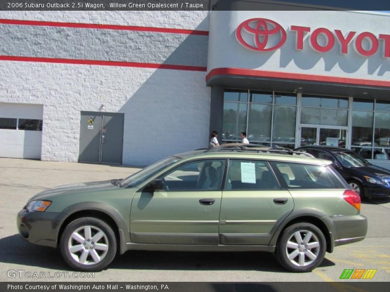 Willow Green Opalescent / Taupe 2006 Subaru Outback 2.5i Wagon