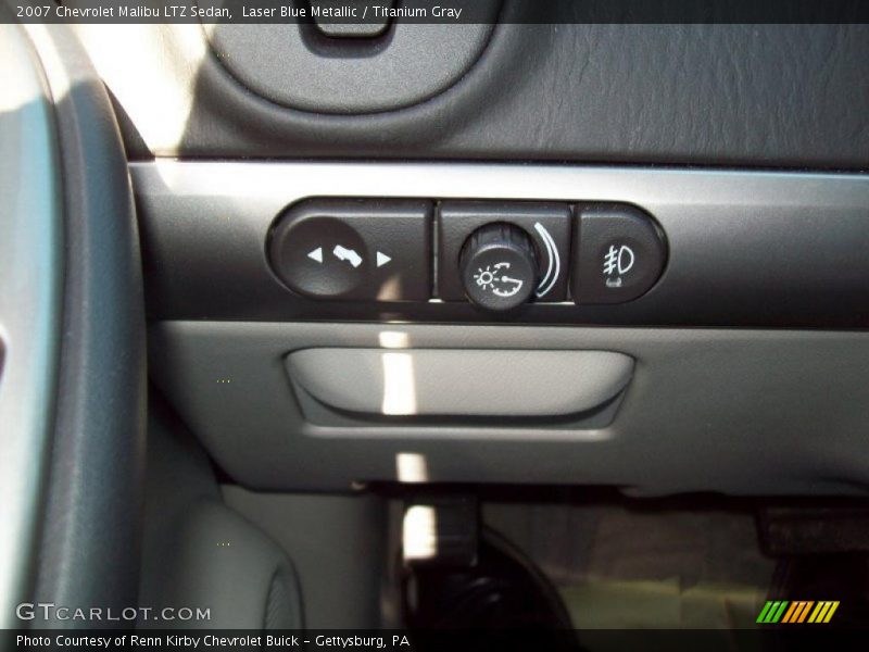 Laser Blue Metallic / Titanium Gray 2007 Chevrolet Malibu LTZ Sedan