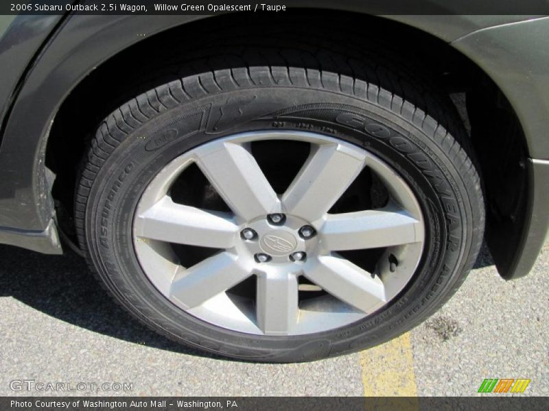 Willow Green Opalescent / Taupe 2006 Subaru Outback 2.5i Wagon