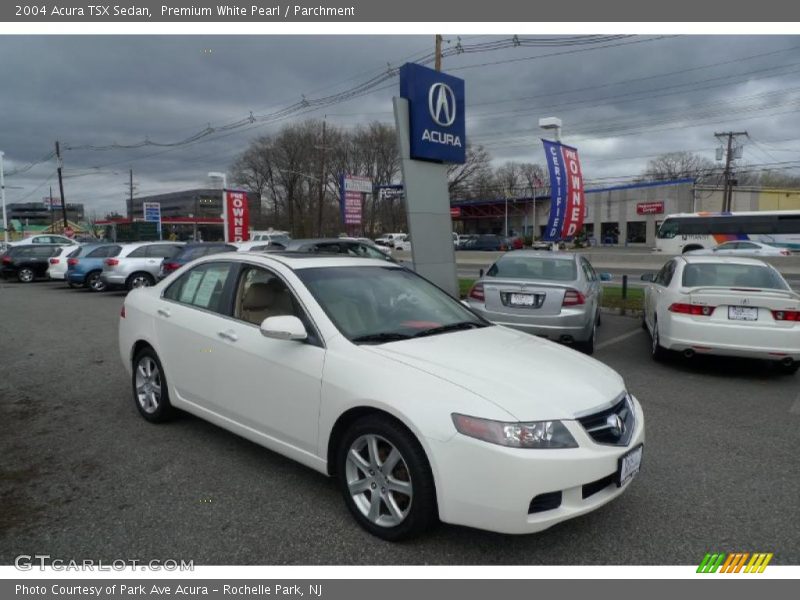 Premium White Pearl / Parchment 2004 Acura TSX Sedan