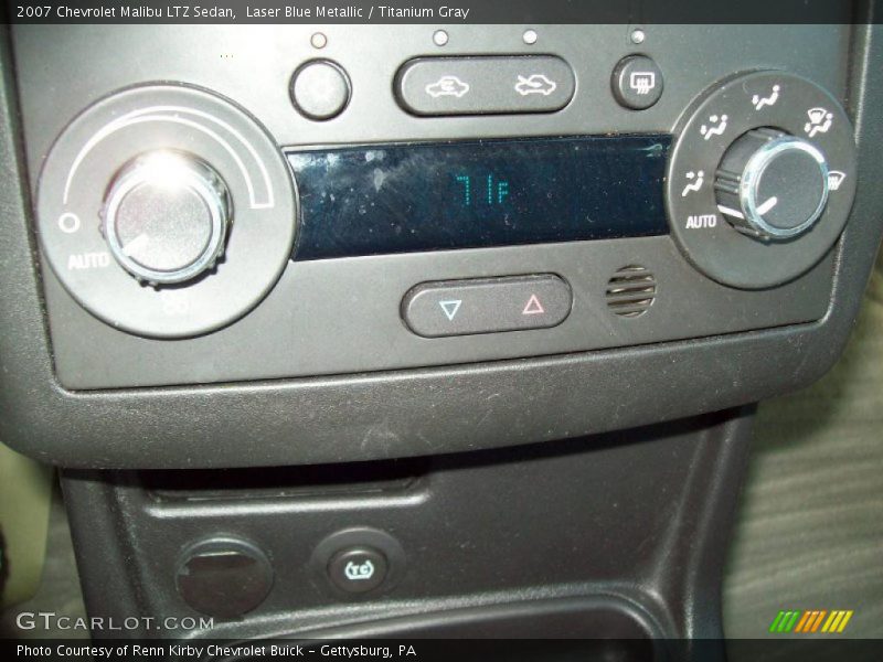 Laser Blue Metallic / Titanium Gray 2007 Chevrolet Malibu LTZ Sedan