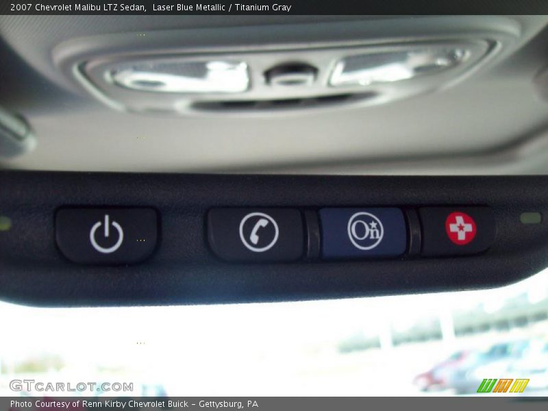 Laser Blue Metallic / Titanium Gray 2007 Chevrolet Malibu LTZ Sedan