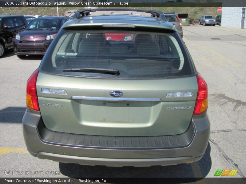 Willow Green Opalescent / Taupe 2006 Subaru Outback 2.5i Wagon