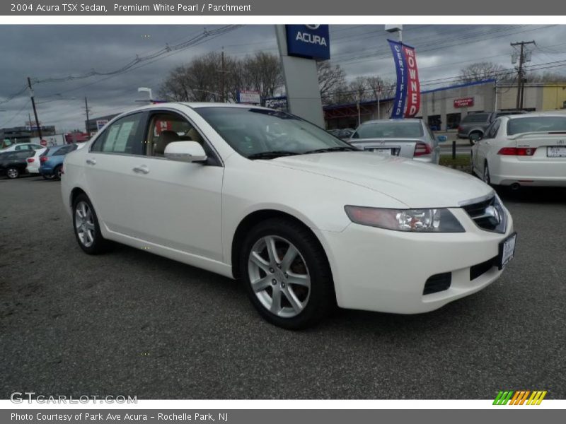 Premium White Pearl / Parchment 2004 Acura TSX Sedan
