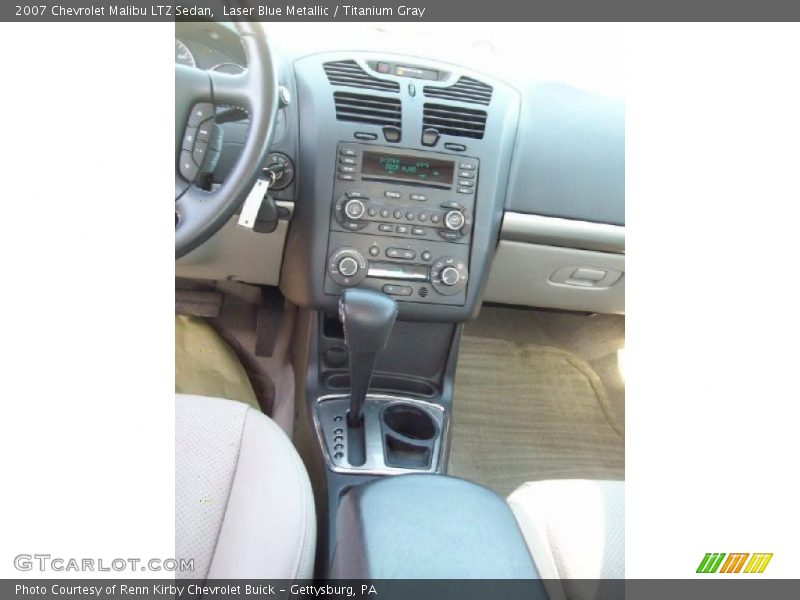 Laser Blue Metallic / Titanium Gray 2007 Chevrolet Malibu LTZ Sedan