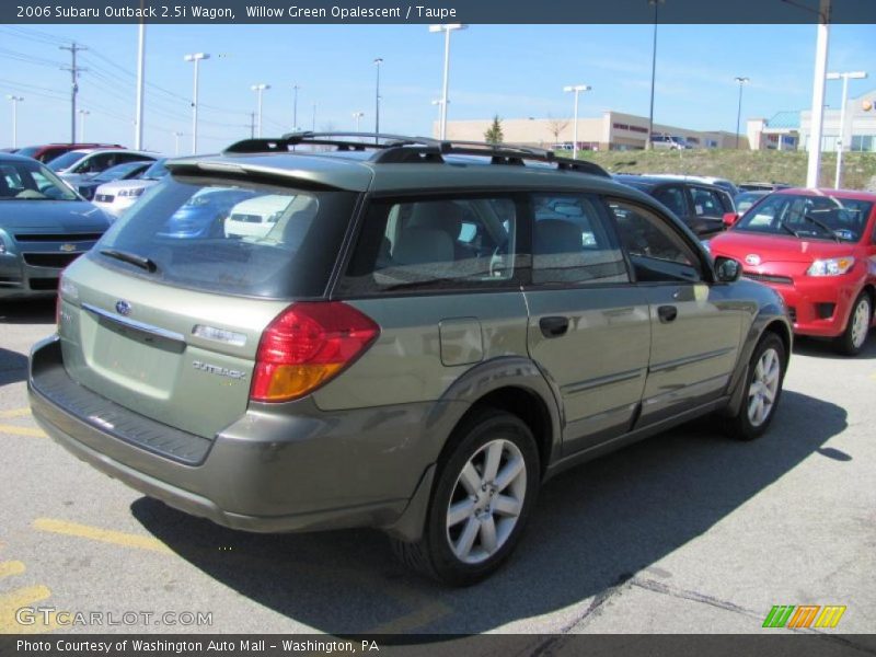 Willow Green Opalescent / Taupe 2006 Subaru Outback 2.5i Wagon