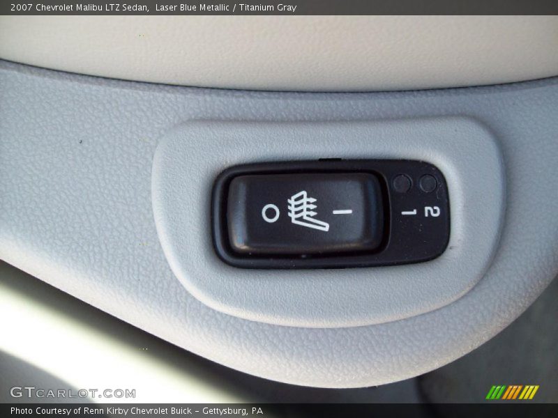Laser Blue Metallic / Titanium Gray 2007 Chevrolet Malibu LTZ Sedan