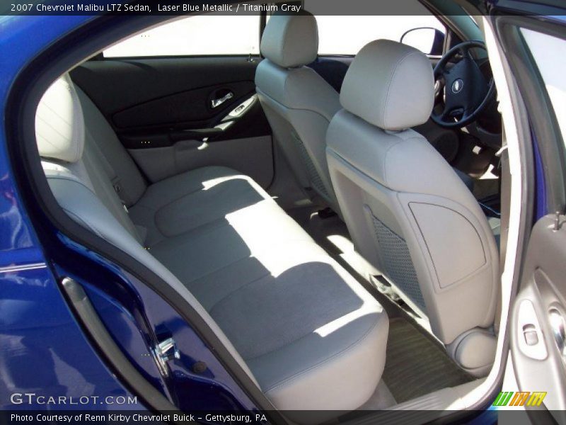 Laser Blue Metallic / Titanium Gray 2007 Chevrolet Malibu LTZ Sedan
