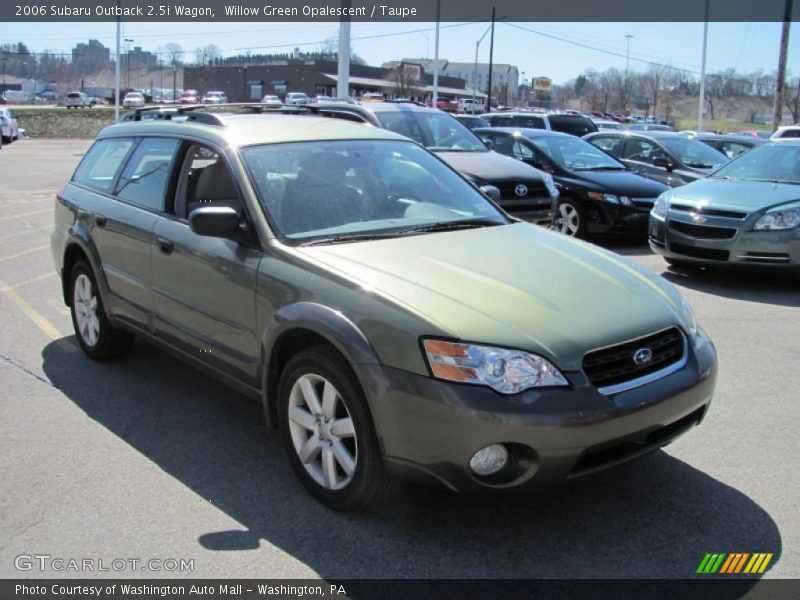 Willow Green Opalescent / Taupe 2006 Subaru Outback 2.5i Wagon