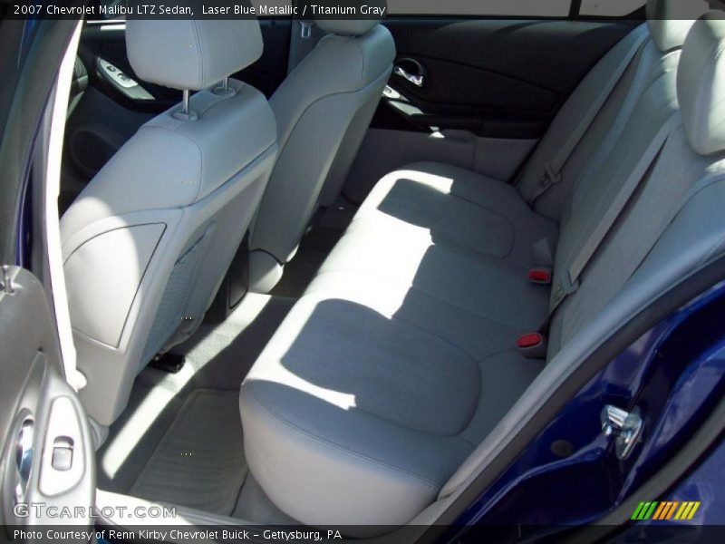Laser Blue Metallic / Titanium Gray 2007 Chevrolet Malibu LTZ Sedan