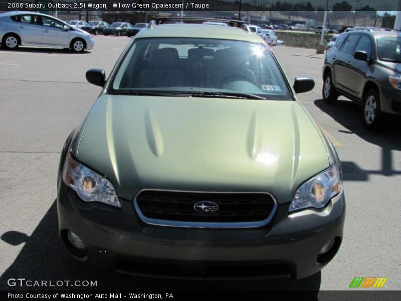 Willow Green Opalescent / Taupe 2006 Subaru Outback 2.5i Wagon