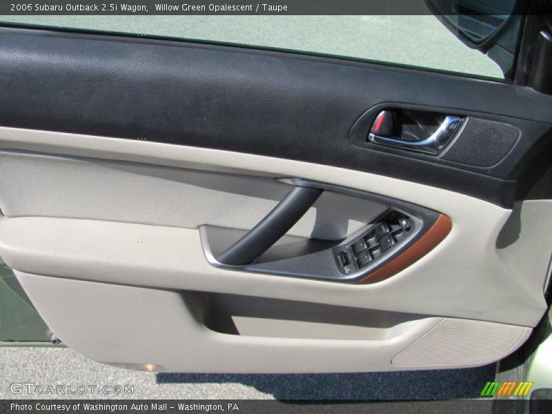 Willow Green Opalescent / Taupe 2006 Subaru Outback 2.5i Wagon
