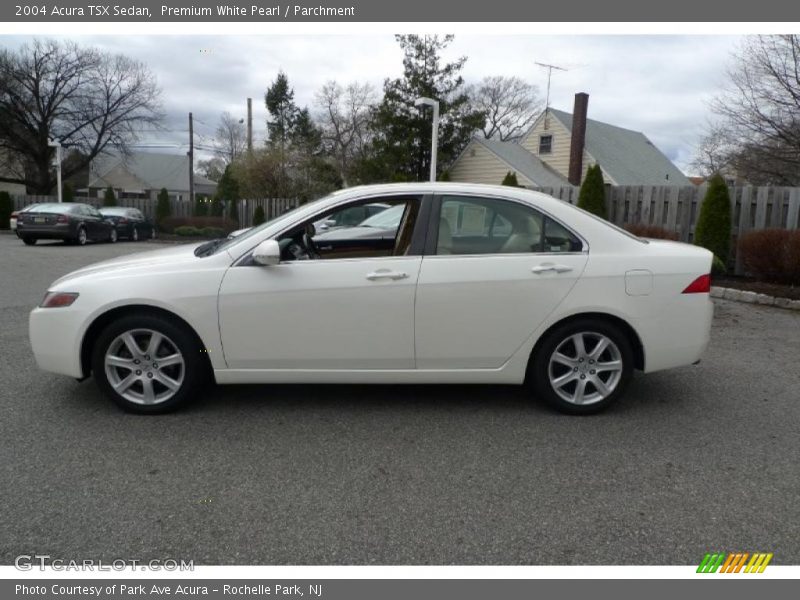 Premium White Pearl / Parchment 2004 Acura TSX Sedan