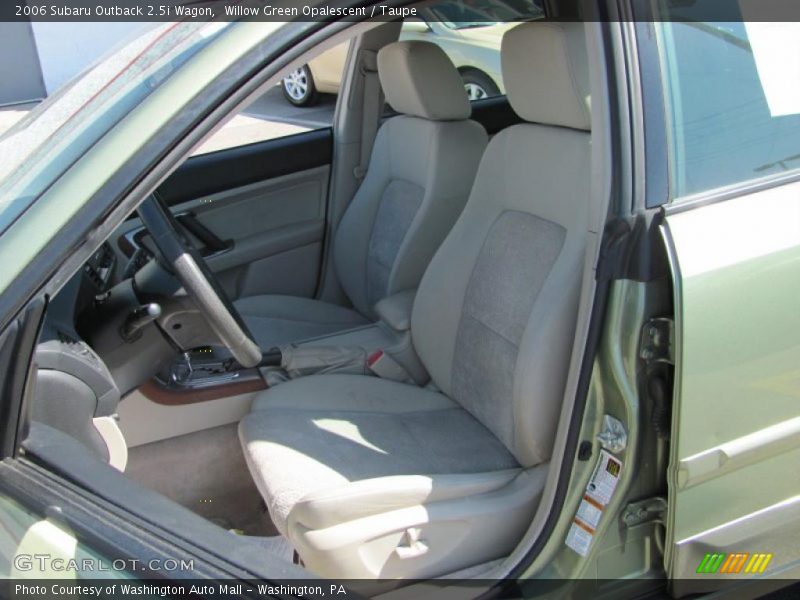 Willow Green Opalescent / Taupe 2006 Subaru Outback 2.5i Wagon