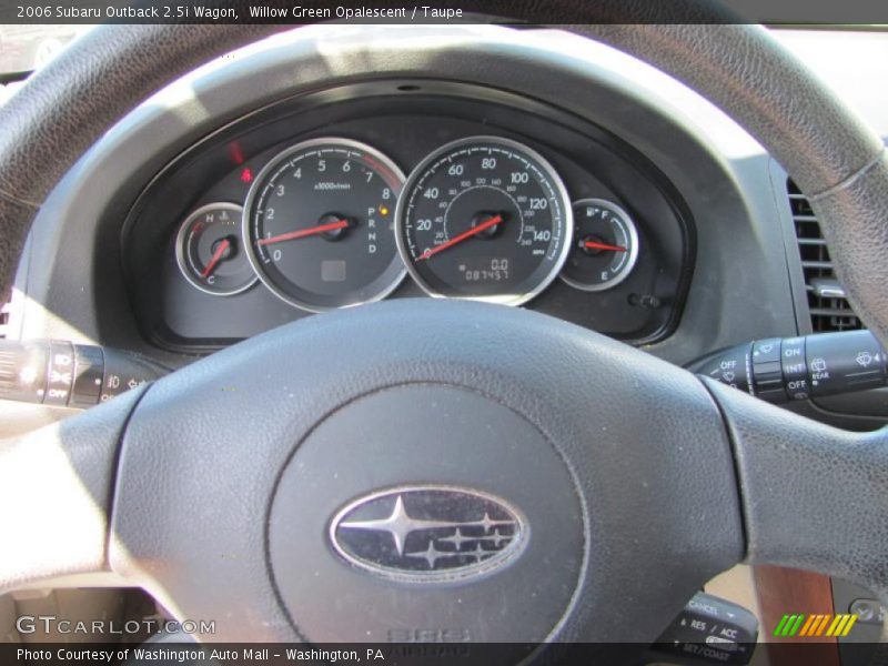 Willow Green Opalescent / Taupe 2006 Subaru Outback 2.5i Wagon