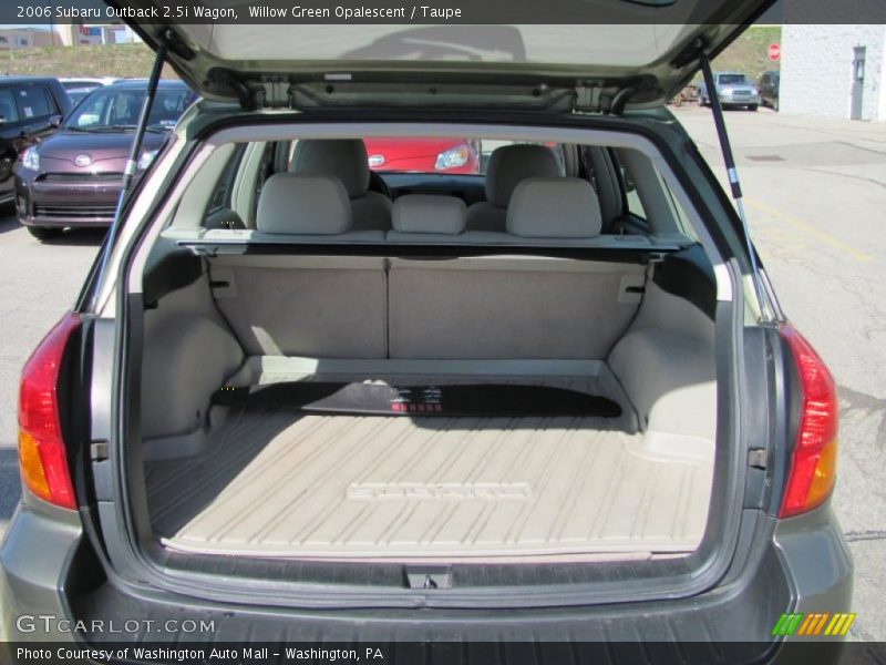 Willow Green Opalescent / Taupe 2006 Subaru Outback 2.5i Wagon