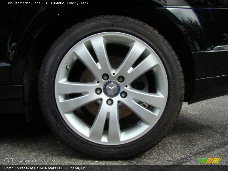 Black / Black 2009 Mercedes-Benz C 300 4Matic