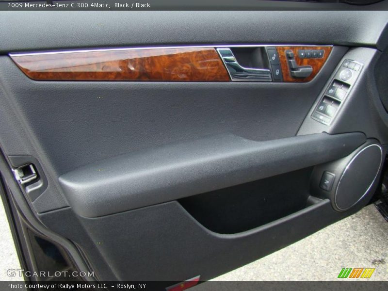 Black / Black 2009 Mercedes-Benz C 300 4Matic