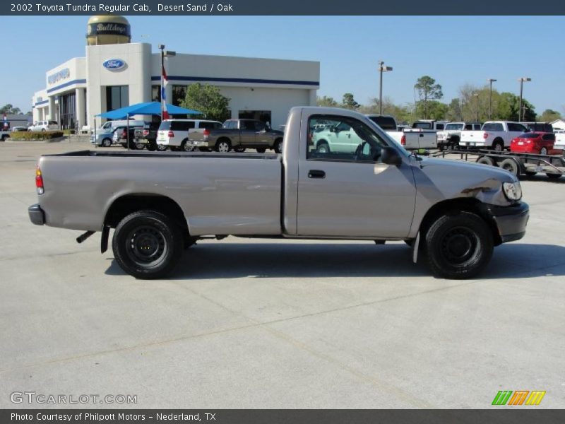 Desert Sand / Oak 2002 Toyota Tundra Regular Cab